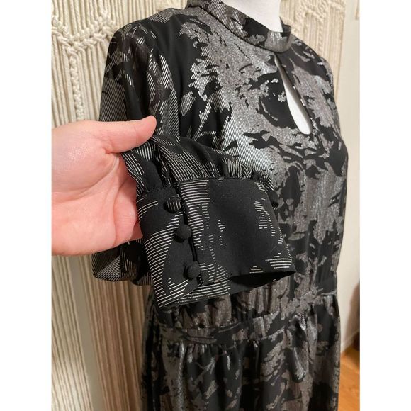 NWOT ModCloth More to Adore Metallic Midi Dress Size 1X - Picture 5 of 13